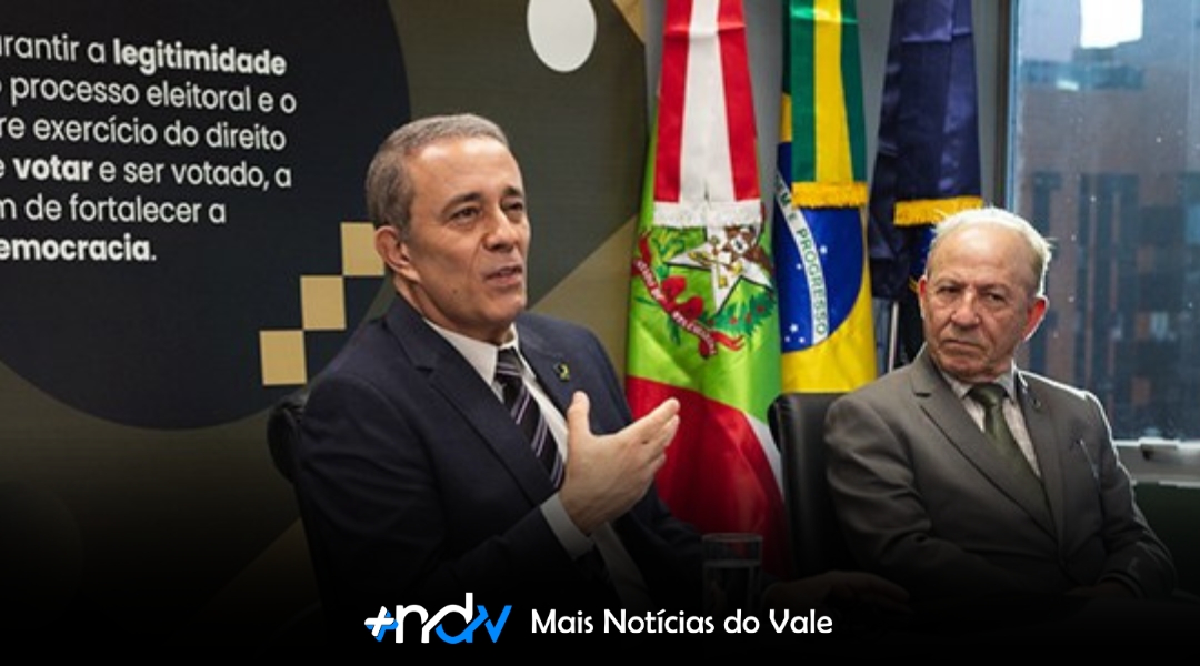 Presidente do TRE-SC amplia diálogo com partidos visando eleições de 2026 em Santa Catarina