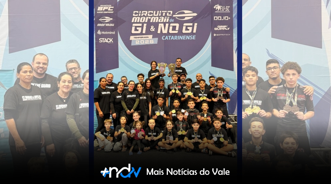 CT Moraes & Lopes BJJ/FME Indaial/Pro Training Brazilian Jiu-Jitsu conquista título da 3ª Etapa do Circuito Catarinense Mormaii