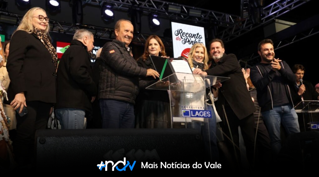 Jorginho Mello abre Festa do Pinhão e anuncia novos investimentos para Lages