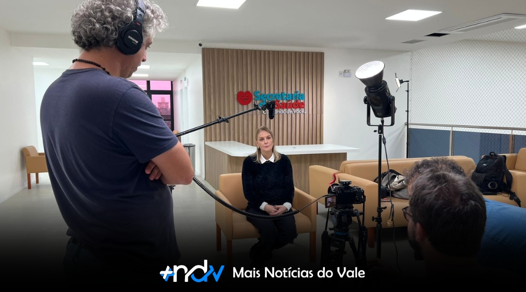 Indaial recebe gravações para curso nacional voltado à saúde pública