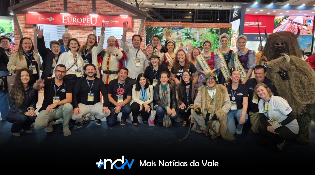 Indaial leva potencial turístico a eventos nacionais em Santa Catarina e no Ceará
