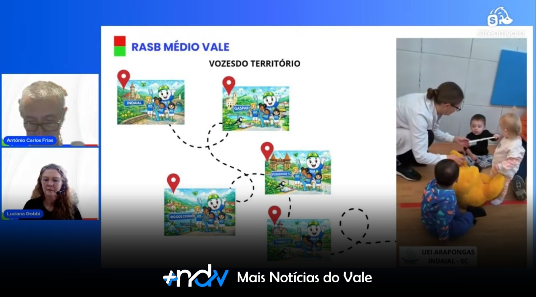 Ação “Dia B” da RASB Médio Vale ganha destaque em live do Ministério da Saúde