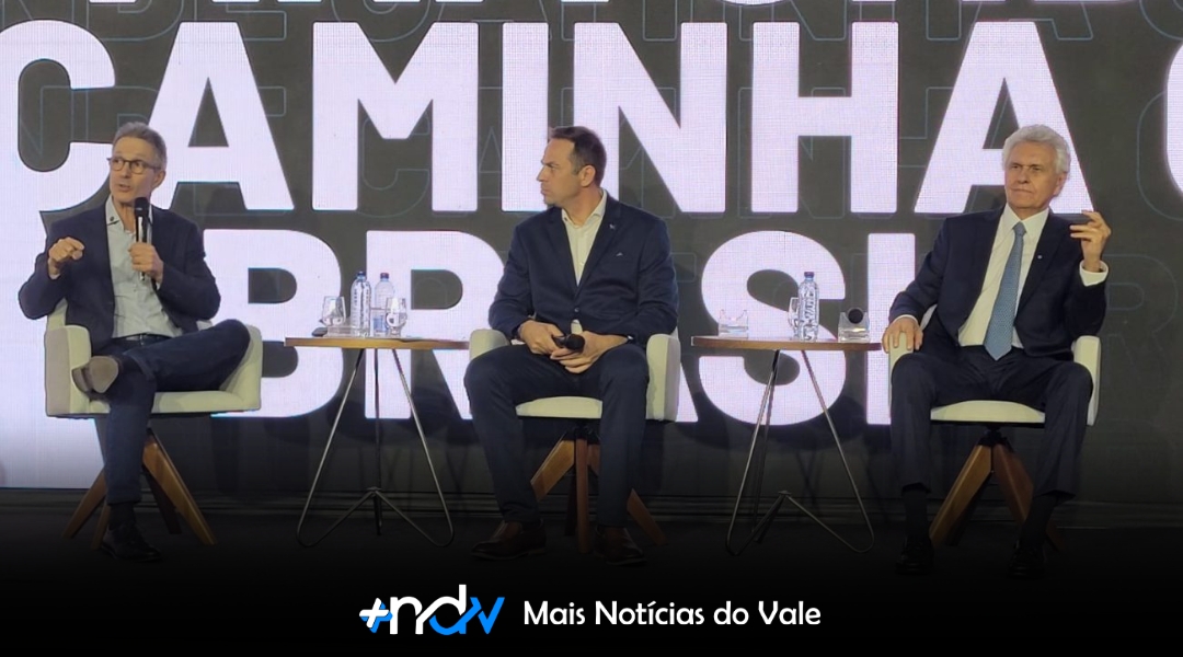 Zema e Caiado criticam reforma tributária e “taxa das blusinhas” em evento em SC