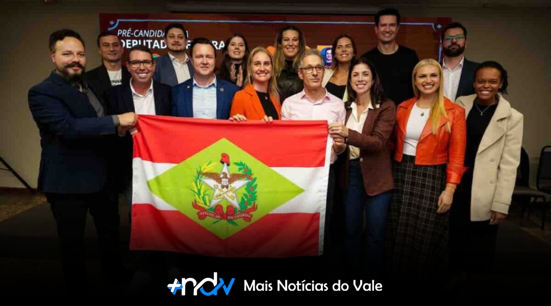 Zema reúne lideranças do Novo em SC e reforça diálogo com Adriano Silva