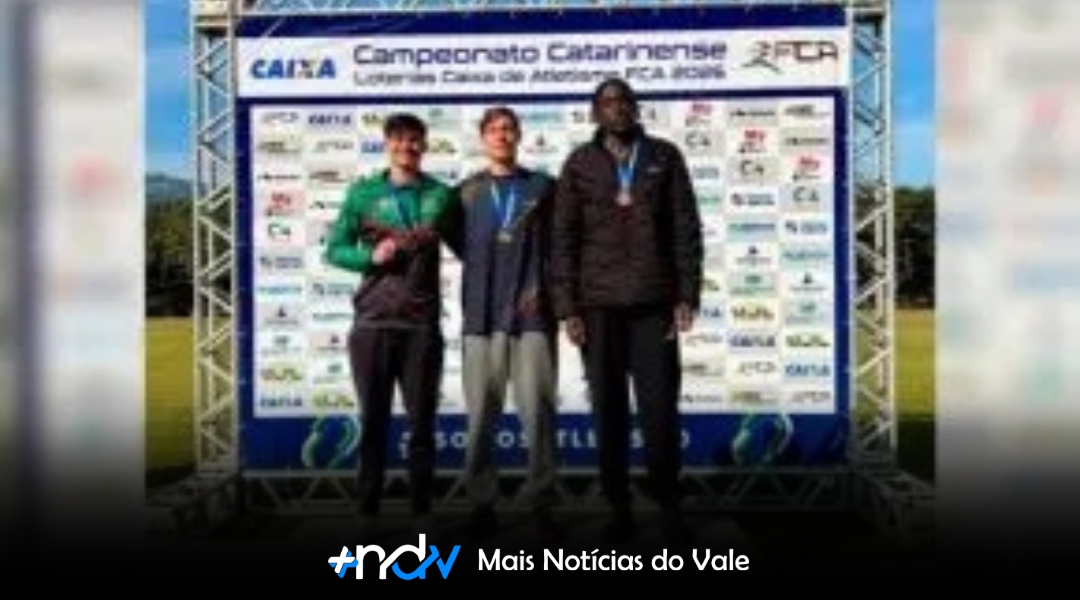 Atleta de Pomerode quebra recorde catarinense de 25 anos e conquista tricampeonato estadual
