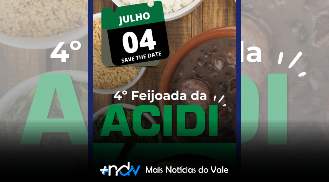 Tradicional Feijoada da ACIDI chega à quarta edição no Parque Jorge Hardt