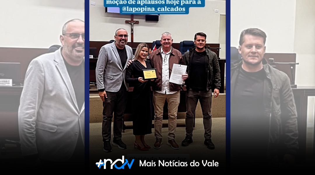 Câmara de Indaial aprova Moção de Congratulações e Aplausos pelos 30 anos da La Popina