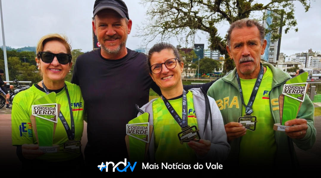Atletas de Indaial conquistam pódios em corridas de Jaraguá do Sul e Blumenau