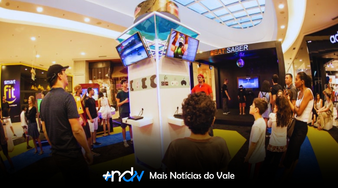 Arena Super Games leva nostalgia e tecnologia ao Norte Shopping