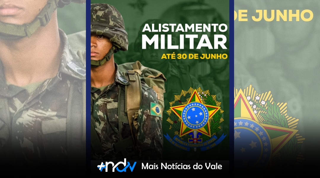 Prazo para alistamento militar obrigatório termina em 30 de junho