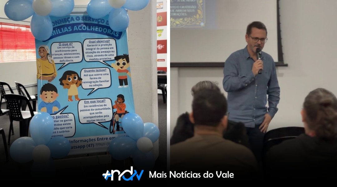 Desenvolvimento Social homenageia famílias acolhedoras e reforça importância do serviço em Indaial