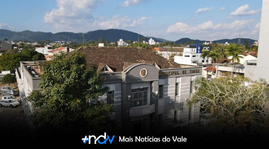 Prefeitura de Timbó abre concurso com centenas de vagas em diversas áreas