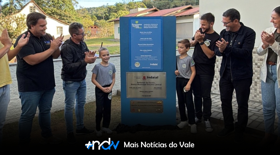 Reforma e ampliação da EBM Encano Central são inauguradas em Indaial
