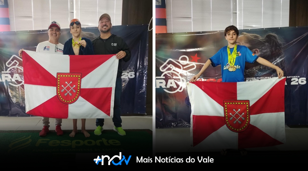 Indaial conquista medalhas e classificações no Parajesc 2026
