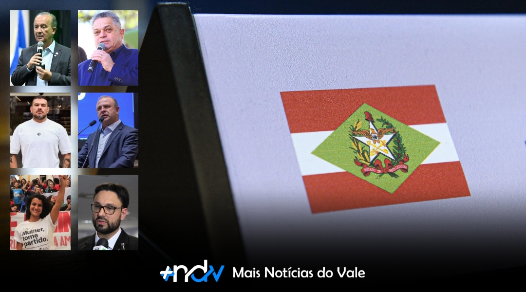 A três meses da eleição, seis pré-candidatos estão na disputa pelo Governo de Santa Catarina