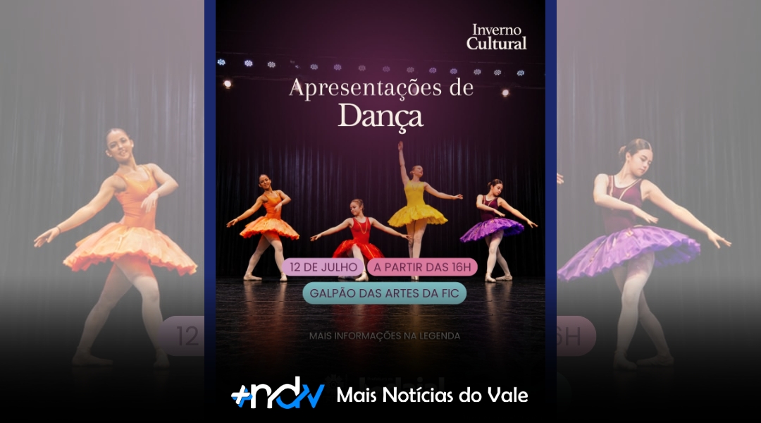 Inverno Cultural da FIC terá apresentações de dança gratuitas neste domingo em Indaial
