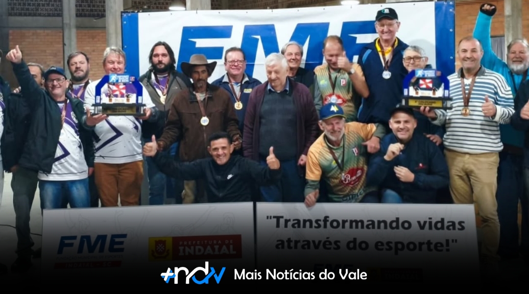 Cancha do Komby conquista o título da Série Bronze do Campeonato Indaialense de Bocha