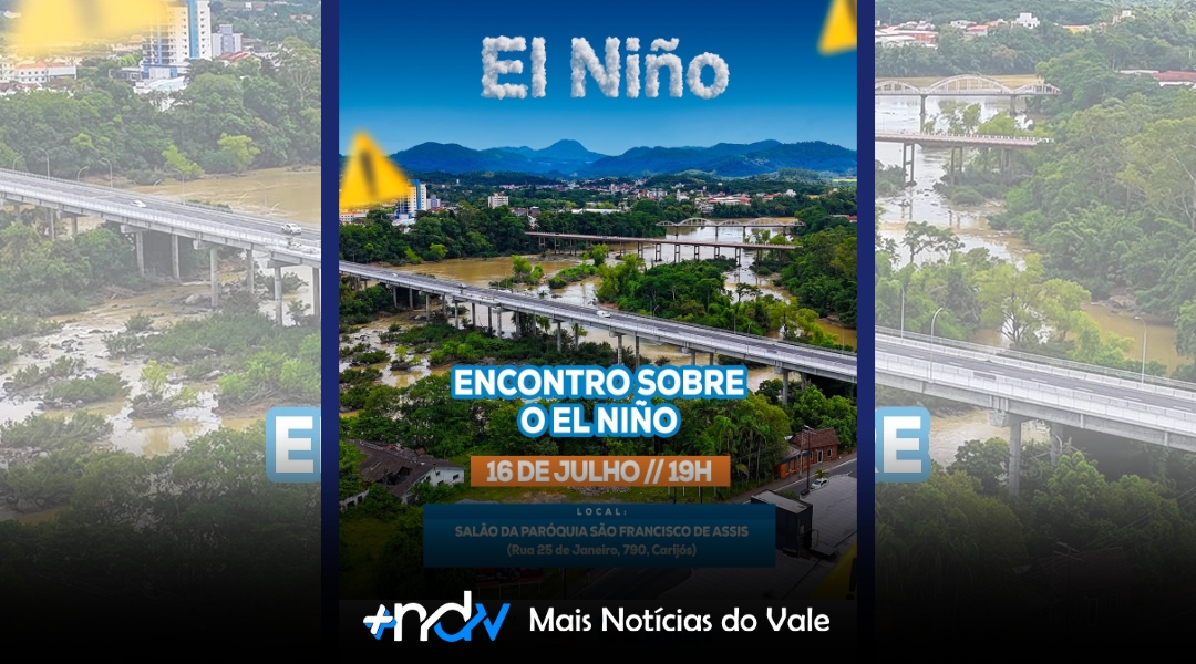 Defesa Civil de Indaial promove encontro para orientar população sobre o El Niño