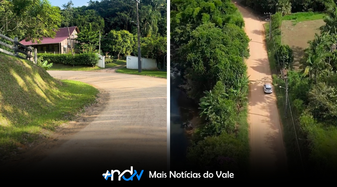 Prefeitura lança obra de pavimentação da Rua Reinhold Schroeder em Indaial