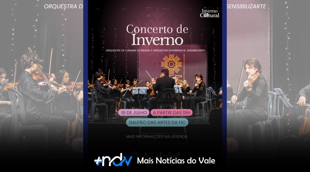 Concerto de Inverno chega à 16ª edição com apresentação gratuita em Indaial