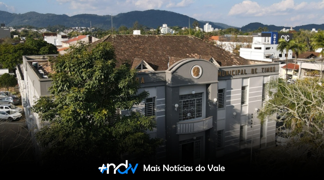 Prefeitura de Timbó reforça prazo de inscrições para concurso público