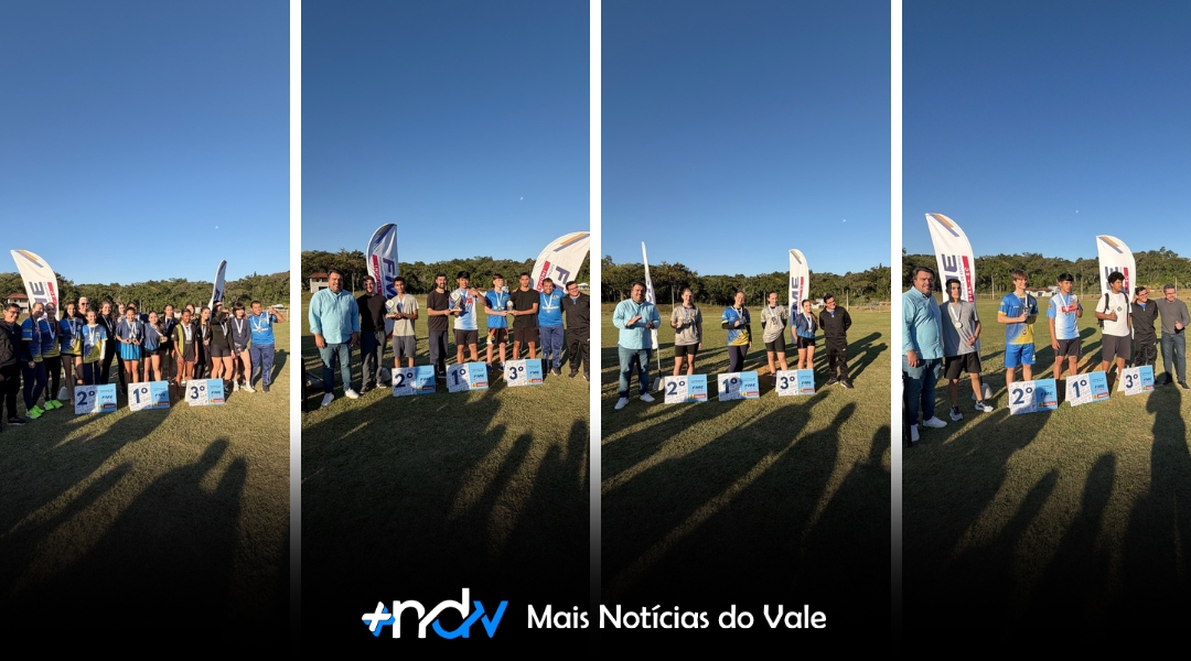 Atletismo define campeões Mirim e Infantil dos Jogos Escolares de Indaial