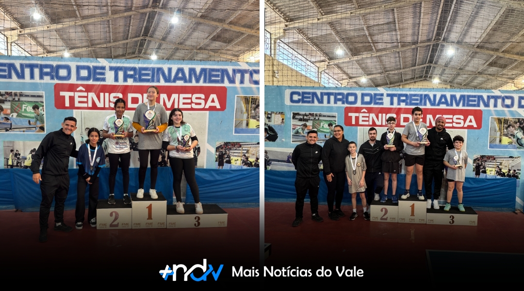 Tênis de mesa define campeões dos Jogos Escolares de Indaial